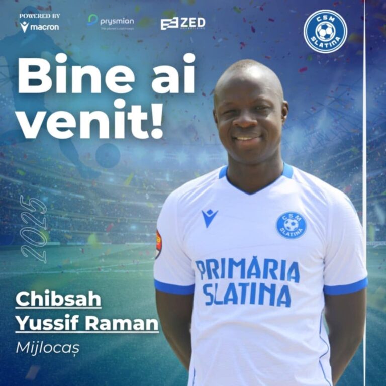 Transfer de marcă la CSM Slatina. Raman Chibsah, fost jucător în Serie A, vine să întărească linia de mijloc