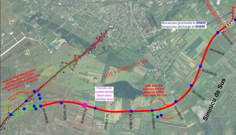 Constructor desemnat pentru primul lot al autostrăzii Craiova-Filiași. Începe modernizarea infrastructurii din Oltenia