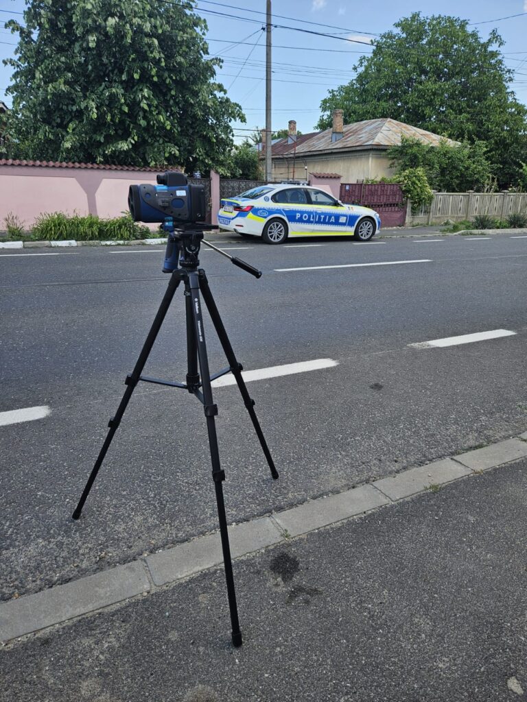 Radarul E-SIGUR, în acțiune pe șoselele din Olt. Polițiștii intensifică verificările în zonele cu risc rutier