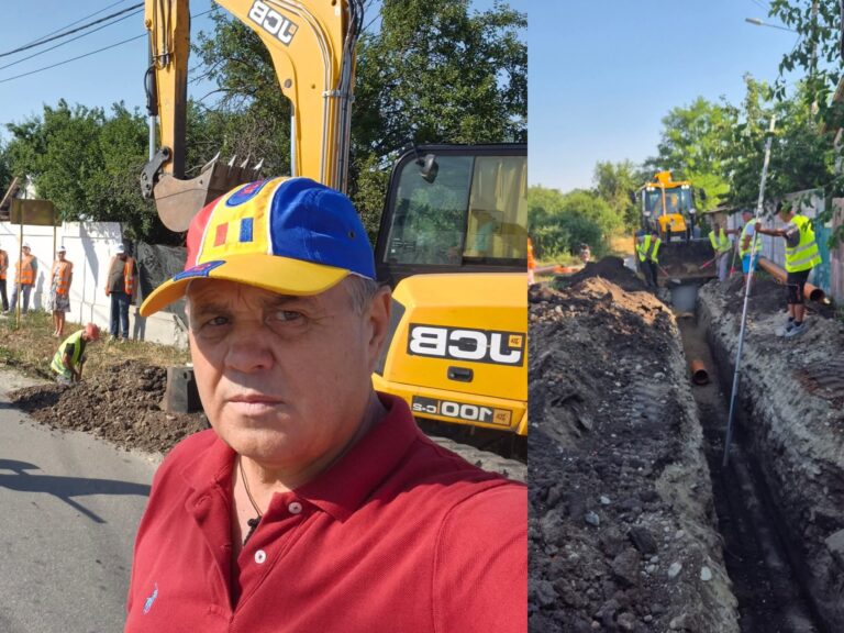 Încep lucrările de canalizare în comuna Brebeni. Un pas important pentru confortul și comunitatea locală