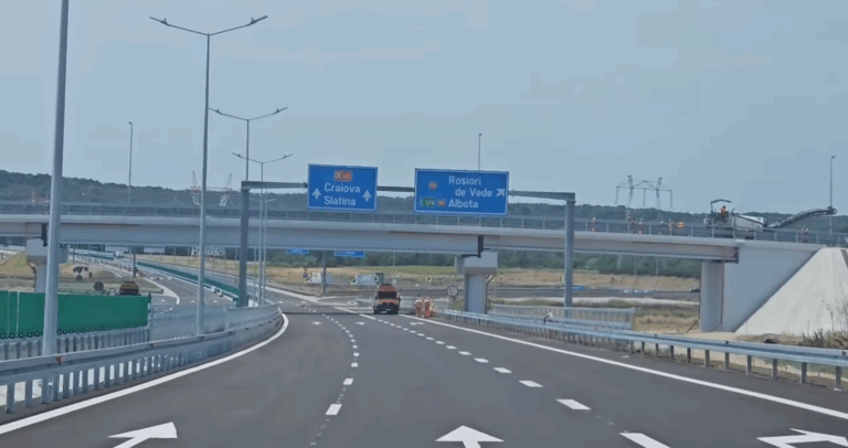 Circulație completă pe DEx12 Craiova-Pitești până la finalul lunii iulie. Ultimul tronson intră în linie dreaptă