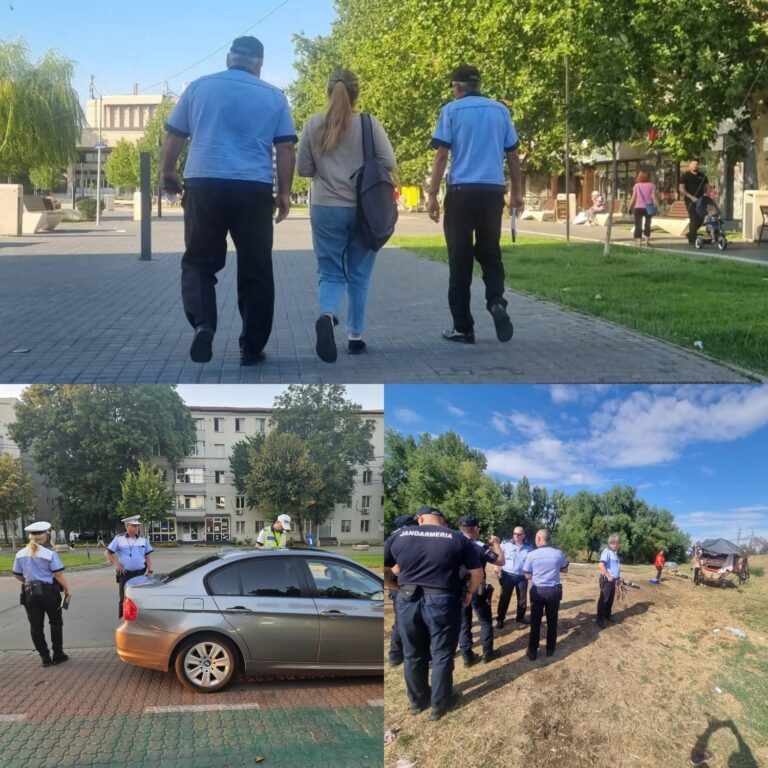 Acțiuni de amploare la Slatina pentru combaterea cerșetoriei și creșterea siguranței rutiere