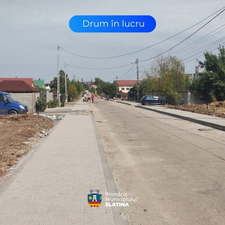 Strada Agricultorului din Slatina intră în proces de modernizare