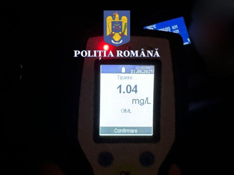 Șofer din Brastavățu, reținut după ce a fost prins băut la volan