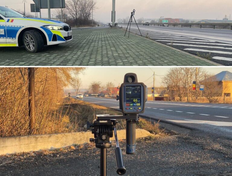Radare mobile E-SIGUR, folosite de polițiștii olteni pentru prevenirea accidentelor