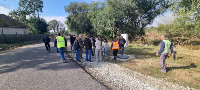 Rețelele de apă și canalizare din Scornicești, modernizate și recepționate oficial