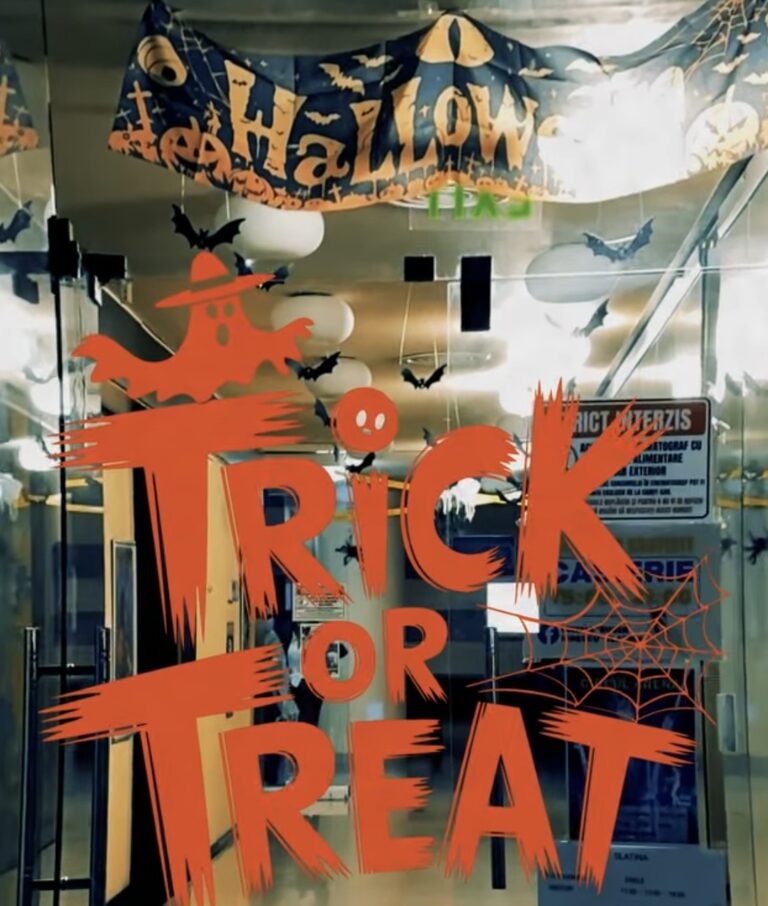 Cinema „Eugen Ionescu” Slatina, transformat într-un decor de Halloween. Filme, mister și intrare gratuită