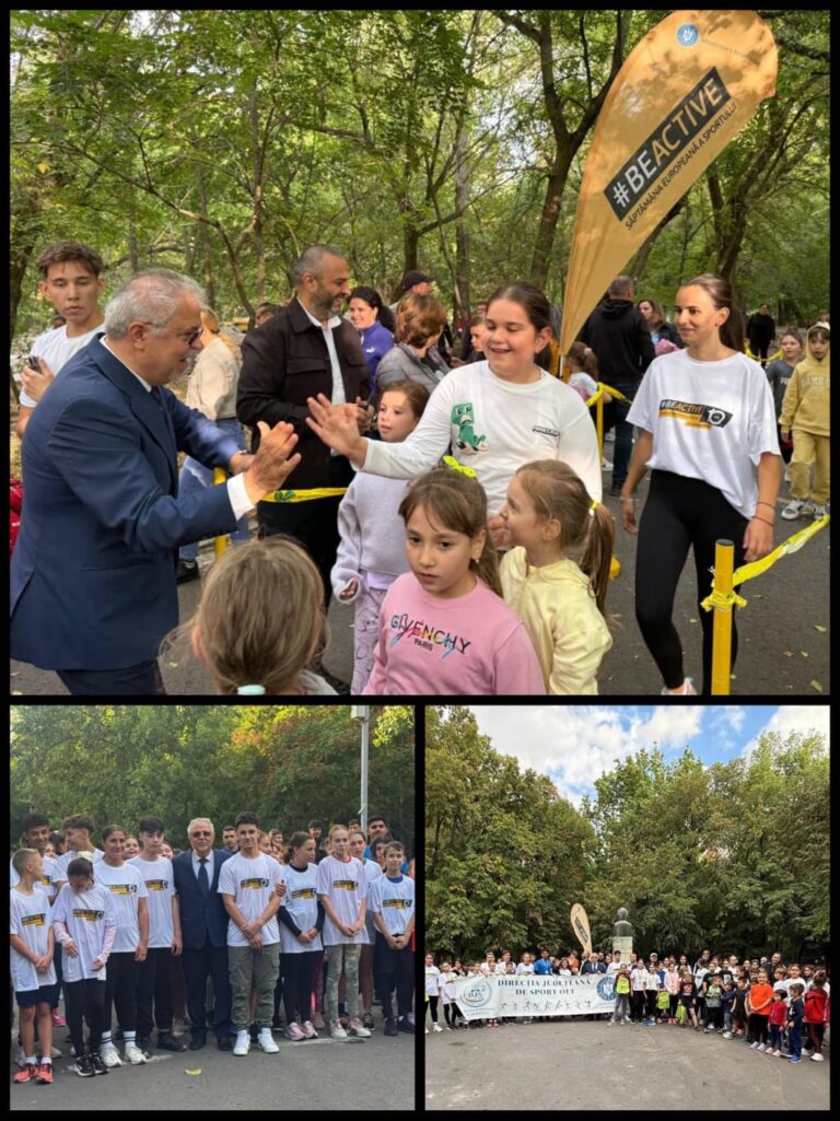 Caracal a sărbătorit Săptămâna Europeană a Sportului prin crosul „Be Active”