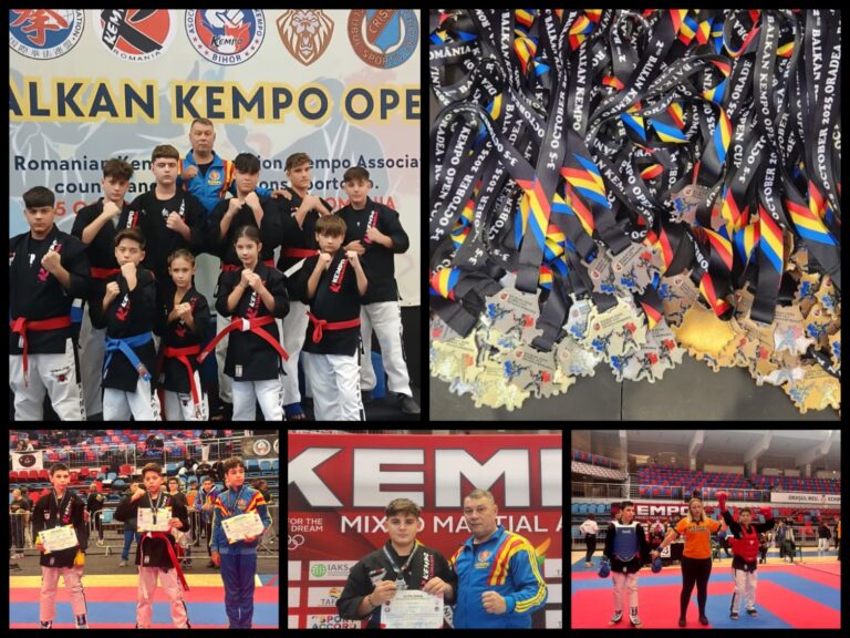 CSM Slatina strălucește la competiția balcanică de Kempo. 27 de medalii cucerite în doar două zile!