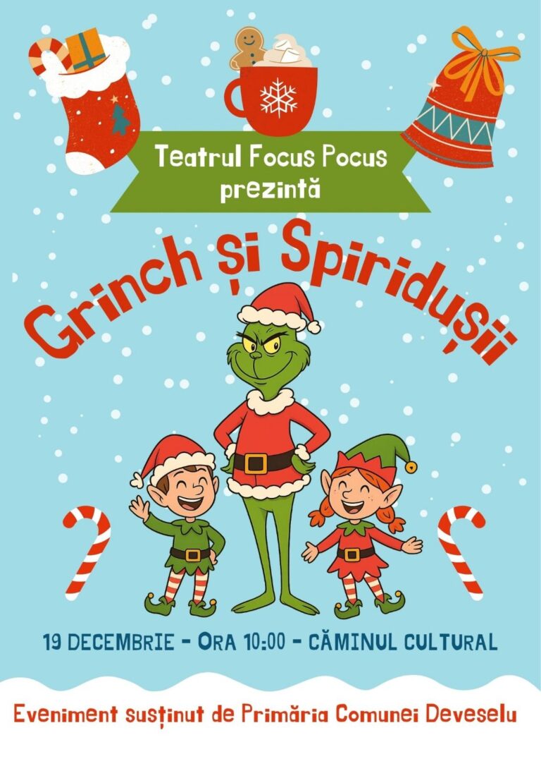 Primarul Marius Aliman aduce magia Crăciunului la Deveselu printr-un spectacol dedicat copiilor