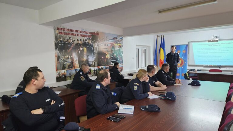 Jandarmii olteni, instruiți pentru intervenția în situații de urgență