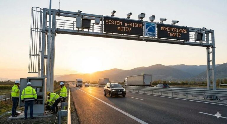 România trece la controlul digital al traficului. CNAIR pregătește instalarea a 400 de sisteme inteligente e-SIGUR pe drumurile naționale și autostrăzi România trece la controlul digital al traficului. CNAIR pregătește instalarea a 400 de sisteme inteligente e-SIGUR pe drumurile naționale și autostrăzi